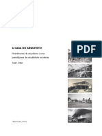 Arquitetos e suas casas: residências projetadas por autores modernistas como laboratórios da arquitetura
