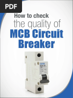 MCB Testing Procedures and Characteristics | PDF | Electrical Equipment ...