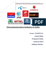 Telecommunication Industry in India Analysis