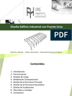 Diseño Edificio Industrial Con Puente Grua