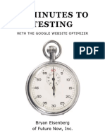 10 Minutes To Testing: Bryan Eisenberg of Future Now, Inc