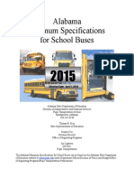 Alabama Minimum Specifications For School Buses 2015