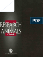 Research Animals in Psychology