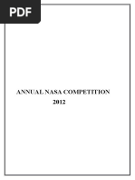 Annual Nasa Competition 2012