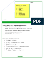 LESSON 1 - NOUNS - Proper Nouns-Common Nouns