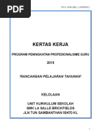 Contoh Kertas Kerja Format Spsk Pk19