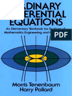 Ordinary - Differential.equations Tenenbaum Pollard 0486649407