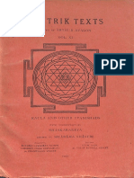 Kaul and Other Upanishads Tantrik Texts Vol. XI by Arthur Avalon 1922 - Agama Anusandhan Samiti PDF