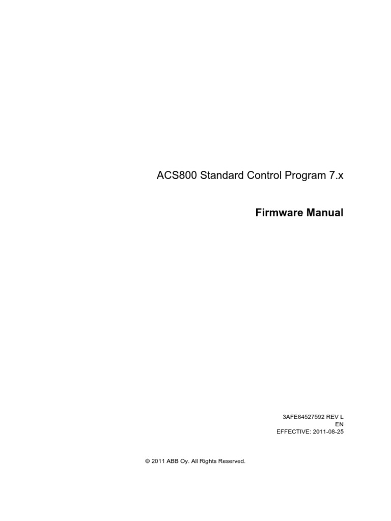 ABB Drive PDF Parameter Programming) Computer Engineering