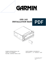 Garmin GPS 165 Installation Manual