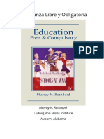 Enseñanza Libre y Obligatoria Murray Rothbard 1 PDF