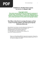 Download Effect of Davis Learning Strategies by DavisLearning SN2942297 doc pdf