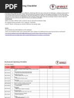 Download Restaurant Opening Checklist by mohd_shaar SN294234641 doc pdf