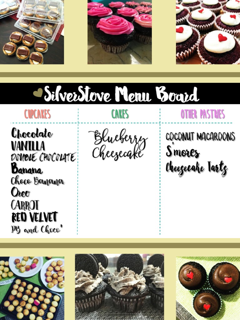 Silver Stove Menu Board | PDF