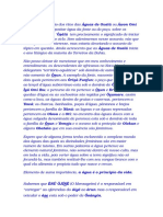 Durante A Procissão Dos Ritos Das Águas de Oxalá Ou Àwon Omi Òsàlà o Ato de Depositar Água Da Fonte Ou Do Poço