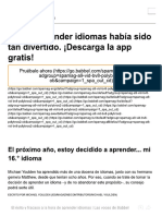 El Próximo Año, Estoy Decidido A Aprender... Mi 16.° Idioma