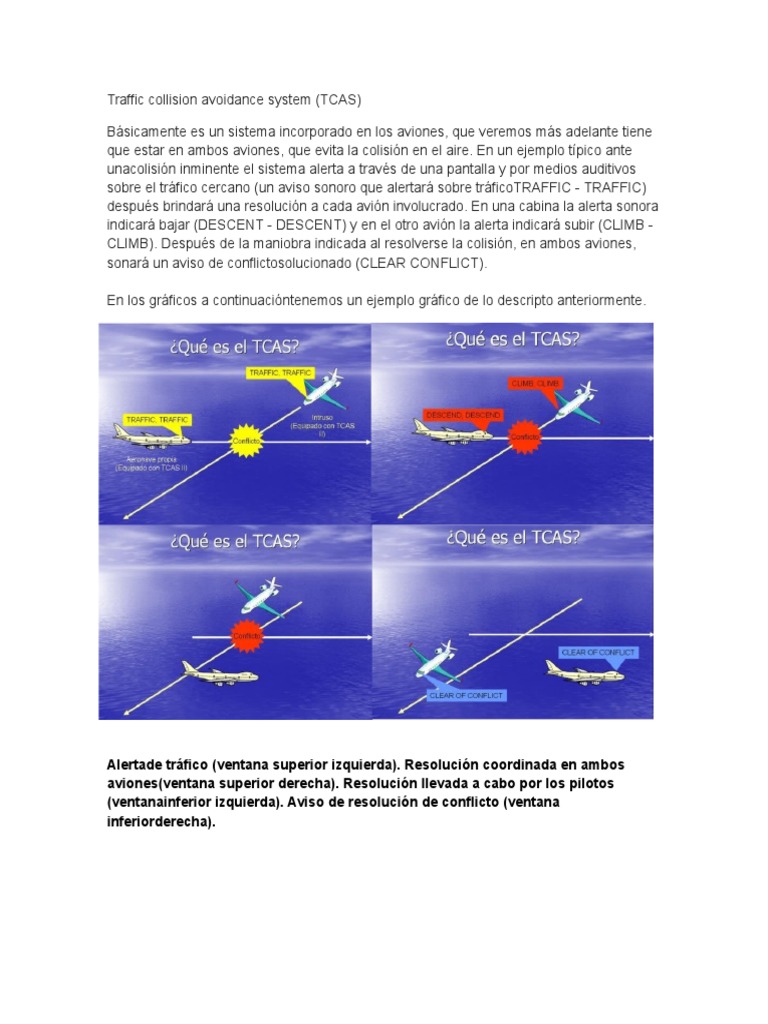 TCAS | PDF | Antena (Radio) | Aviación