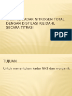 CARA UJI KADAR NITROGEN TOTAL SEDIMEN DENGAN DISTILASI (Autosaved)