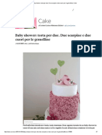 Baby Shower - Torta Per Due