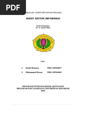 Klp 7 Audit Sistem Informasi Pdf