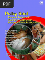 Download Policy Brief Penyakit Menular dan Kesehatan Lingkungan Berbasis Konteks Budaya Lokal Tahun 2015 by Puslitbang Humaniora dan Manajemen Kesehatan SN294249144 doc pdf