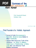 BaiseshiK Philosophy of Rishi Kanad