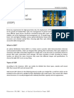 Basic of Optical Distribution Frame (ODF)