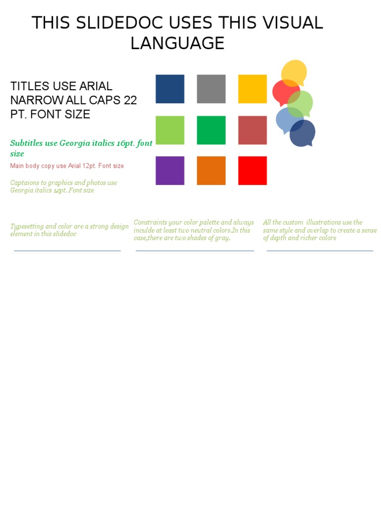 Slidedoc Template Design Guidelines | PDF