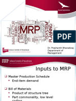 MRP Inputs