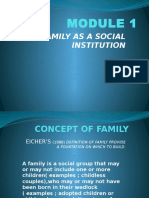 Understanding Family as a Social Institution