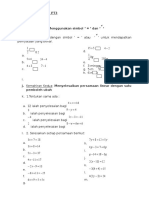 Asas Persamaan Linear