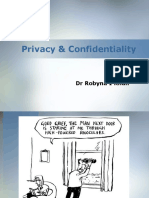 Privacy & Confidentiality