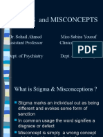 Stigmas & Misconcept 2