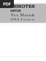 Contoh Soal Tes Penjurusan SMA