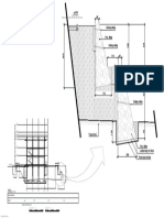 Cross section drawing of building floors and elevations