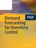 Demand Forecasting For Inventory Control
