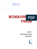 Neonatal Care Challenges: Meconium Aspiration Syndrome