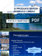 Konsepsi Produksi Bersih Dan Minimisasi Limbah