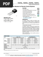 TSOP2238 VISHAY - Integrierter Infrarot-Empfänger | 38kHz; 90°; 2,5÷5,5V | Transfer Multisort Elektronik Schweiz