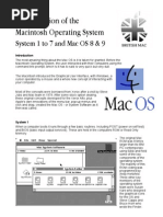 The Evolution of the Mac Operating System 1 to 9