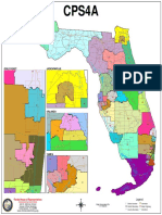 Florida State Senate Districts Map - CPS4a