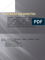 Operasi Geometri