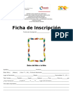 Ficha de Inscripcion