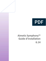 Aimetis Symphony 6.14 Installation Guide - FR PDF