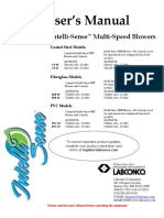 Labconco-7115900 Rev A Intelli-Sense Multi-Speed Blowers