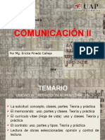 Comunicación II Temario IV