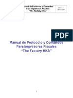 Protocolo y comandos impresoras fiscales