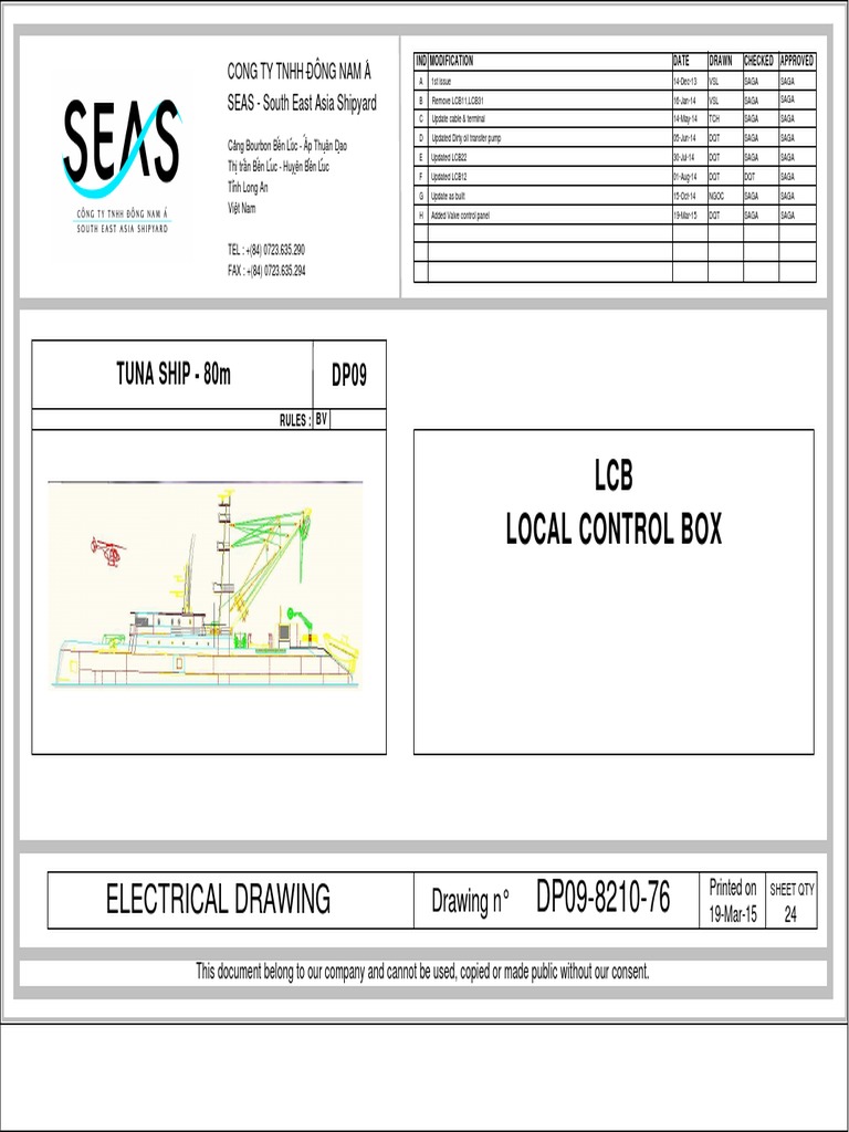 Electrical Drawing for LCB Control Panels | PDF | Home & Garden | Computers