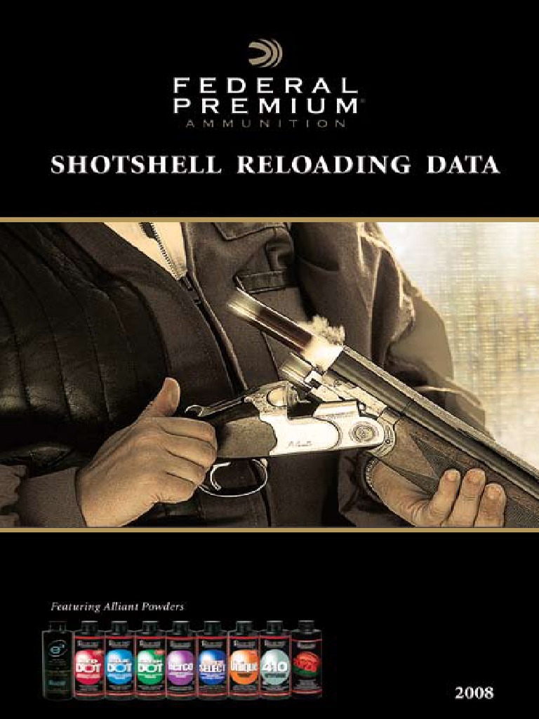 Shotshell Reloading Data | Firearms | Projectile Weapons