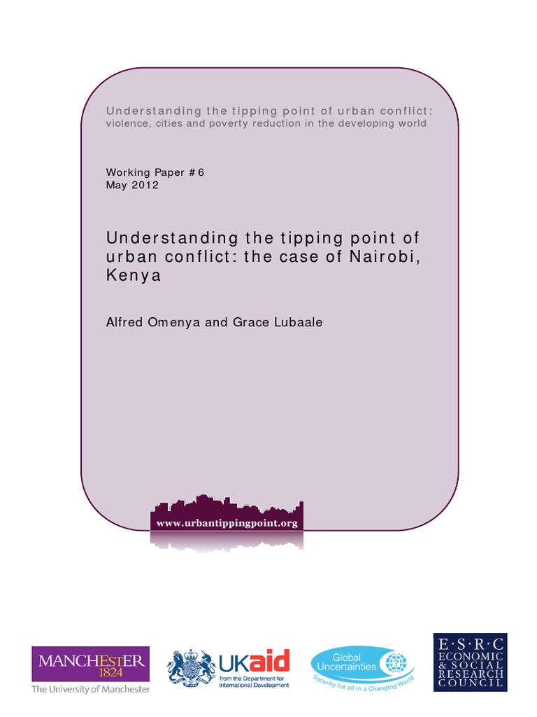 WP6 Nairobi Crime | PDF | Kenya | Violence